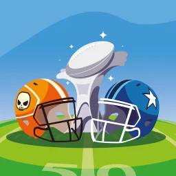 Значок American Playbook Football